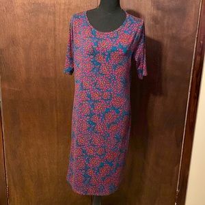 LulaRoe XL comfy floral fall dress NWOT